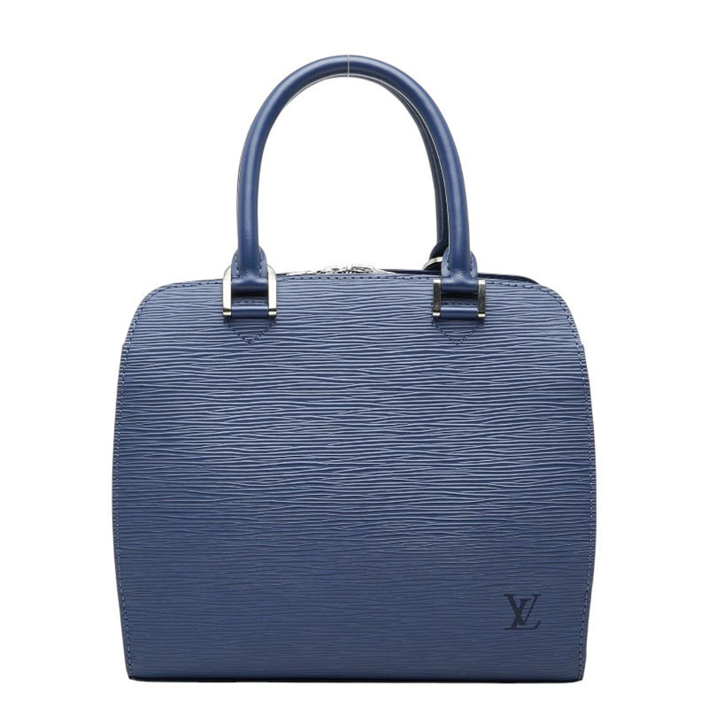Louis Vuitton Epi Pont Neuf Top Handle Bag Leather Toledo Blue